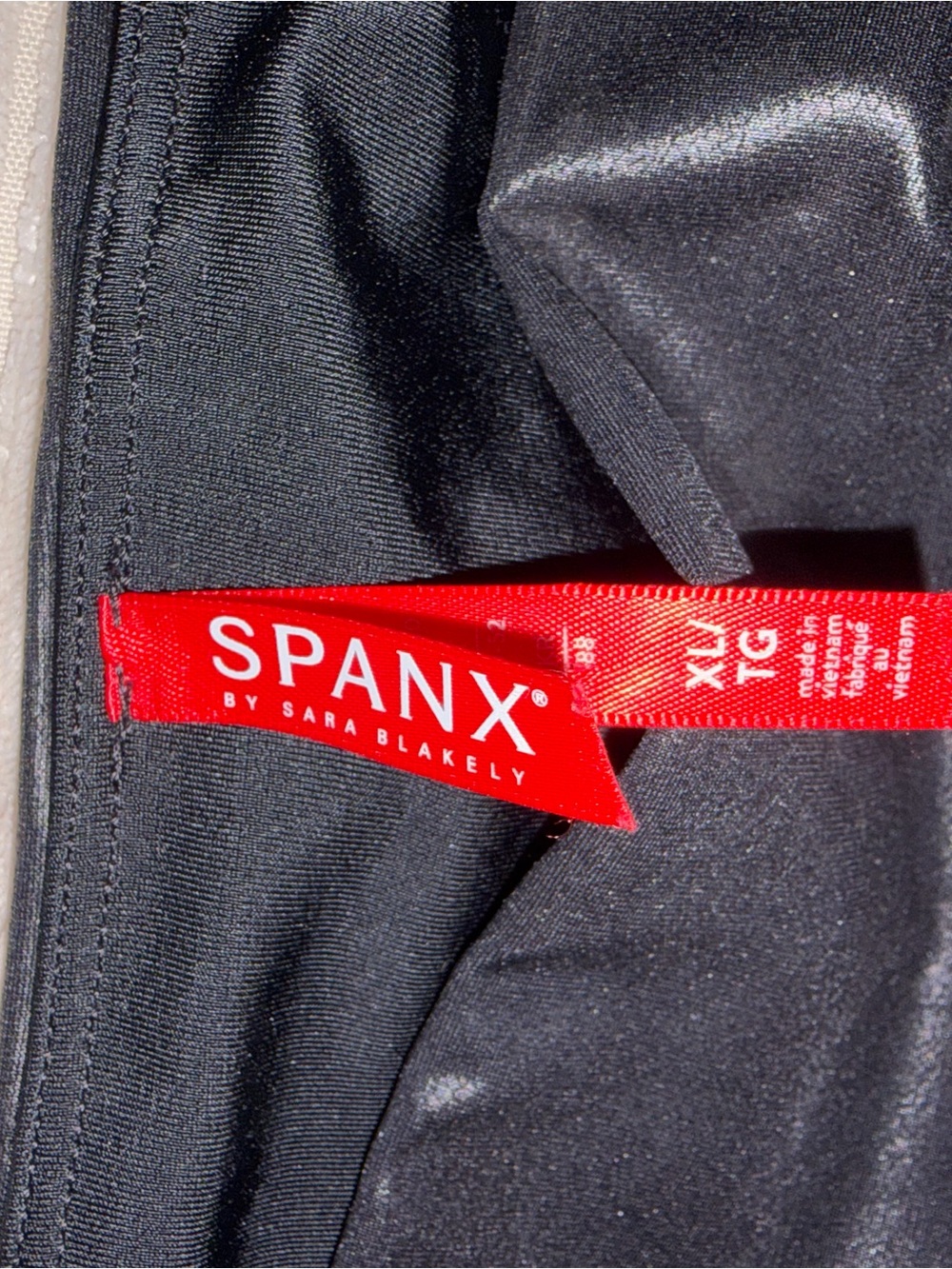 SPANX Black Leggings XL - Picture 2 of 3